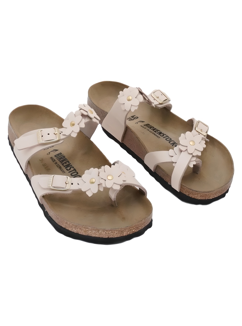 Birkenstock Mayari Flower Embellishment Light Rose Sandals Size 9M
